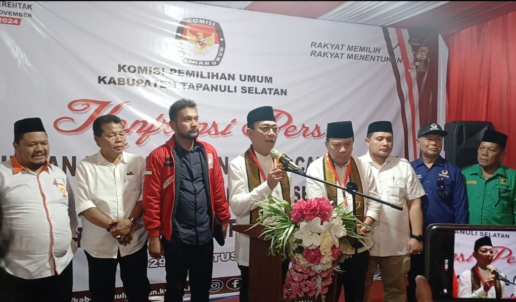 Berkas Lengkap, Gus-Jafar akan “Berlayar” Bersama 12 Parpol Menuju Kemenangan Pilkada Tapsel