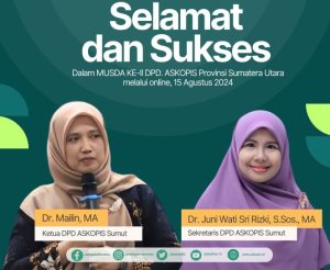 Dr. Mailin dan Dr. JWS Rizki Pimpin ASKOPIS Sumut, Siap Tingkatkan Kualitas Pendidikan KPI