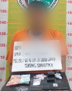 Sepak Terjang Tukang Batu Nyambi Dagang Sabu Kandas di Polres Tapsel