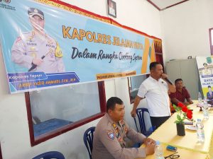 Kapolres Tapsel Jelajah Huta, AKP Salomo: Narkoba Akar Kriminalitas