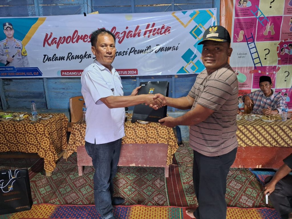 Kapolres Tapsel Jelajah Huta Paluta: Waspada Dampak Buruk Narkoba