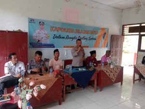 Kapolres Tapsel Jelajah Huta, Kabag Log: Anak di Bawah Umur Jangan Bawa Kenderaan Bermotor