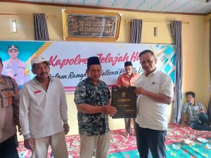 Berapi-api, AKP Salomo Kumpulkan Warga Ajak Berjihad Melawan Narkoba di Kapolres Tapsel Jelajah Huta