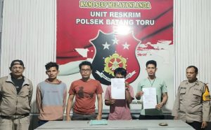 Polsek Batang Toru Damaikan Kasus Dugaan Pencurian Besi di Areal PLTA