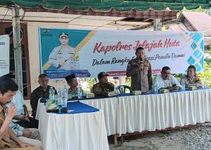 Kapolres Tapsel Jelajah Huta Paluta: Narkoba Buat Orang Jadi Pemalas