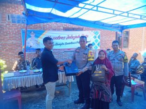 Kapolres Tapsel Jelajah Huta, Ipda Edy: Jangan Gunakan Knalpot Blong