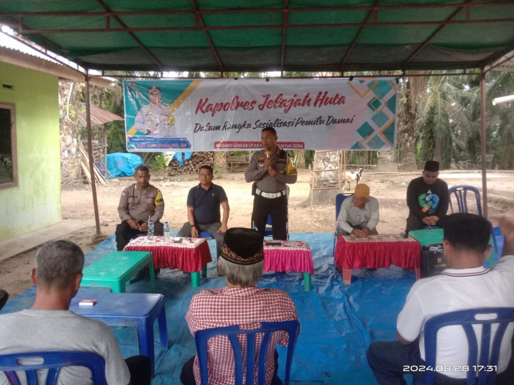 Kapolres Tapsel Jelajah Huta, Kasat Lantas: Lengkapi Dokumen Kendaraan