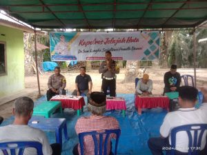 Kapolres Tapsel Jelajah Huta, Kasat Lantas: Lengkapi Dokumen Kendaraan