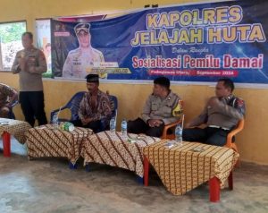 Kapolres Tapsel Jelajah Huta, Kabag Log: Masyarakat Punya Hak Berantas Narkoba