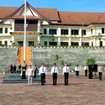 Kapolres Tapsel, AKBP Yasir Ahmadi, saat memimpin Apel pagi jam pimpinan di Lapangan Apel Mako Polres Tapsel