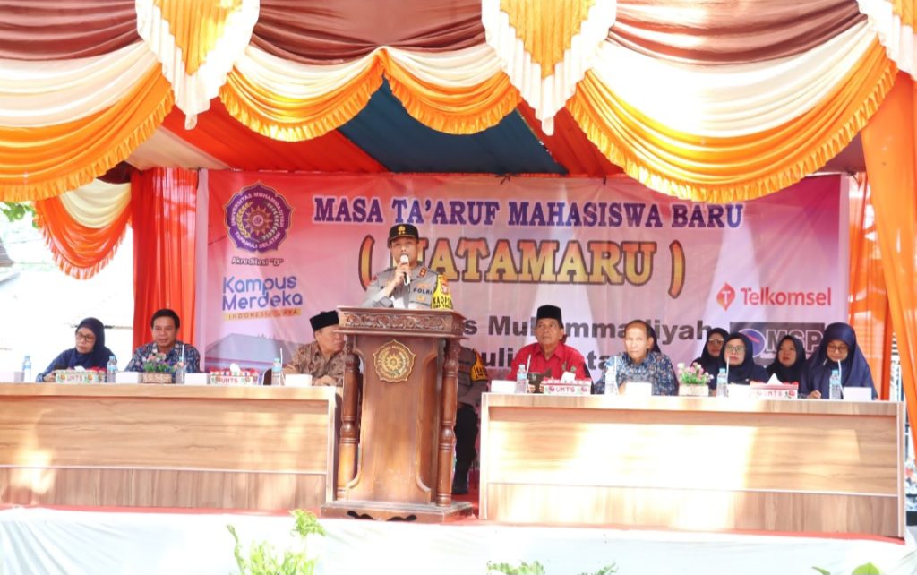 Hadiri Matamaru UMTS, Kapolres Padangsidimpuan Ajak Jaga Pilkada Damai