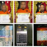 Ketiga terduga pemain judi online slot Mahjong dan tebak angka usai diamankan Tim Sat Reskrim Polres Padangsidimpuan