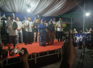 Bang Gempar Jadi Personel Nasyid Dadakan saat Maulid di Gang Bunga Padangsidimpuan