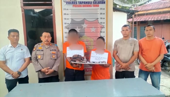 Bukti Jihad Melawan Narkoba, Polsek Batang Toru Tangkap Kawanan Pengedar Sabu