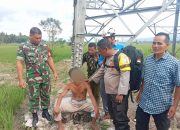 Gawat, ODGJ Nyaris Terpanggang Usai Naik Tower Listrik SUTET di Tapsel
