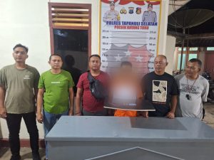 Di Pakter Tuak, Pria 44 Tahun Dibekuk Polsek Batang Toru Karena Bawa Sabu