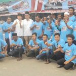 Paslon Bupati dan Wakil Bupati Tapsel No.1, Gus Irawan Pasaribu dan Jafar Syahbuddin Ritonga (BAGUSI), berfoto bersama dengan masyarakat etnis Nias yang tergabung dalam PPMN Tabagsel serta Tim Pemenangan BAGUSI Kecamatan Angkola Sangkunur lainnya