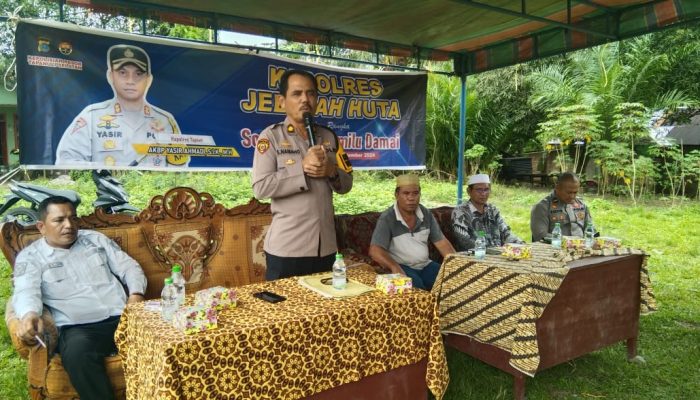 Polres Tapsel: Jaga Kerukunan Warga Jelang Pilkada