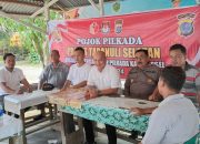 Pojok Pilkada di Muara Batang Toru, Kapolsek: Tampung Aspirasi Warga
