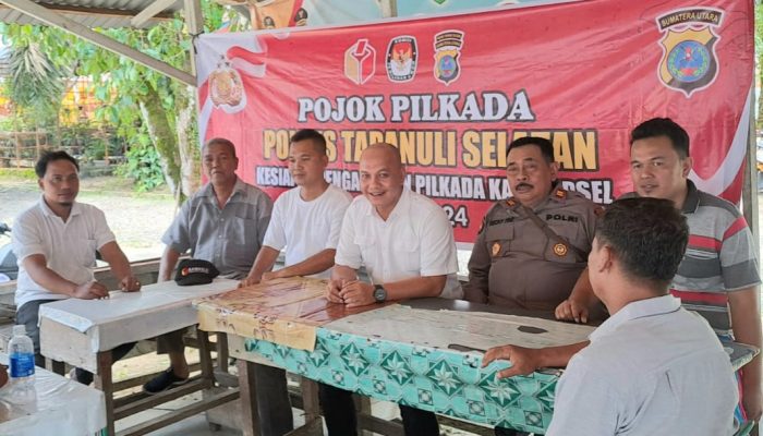 Pojok Pilkada di Muara Batang Toru, Kapolsek: Tampung Aspirasi Warga