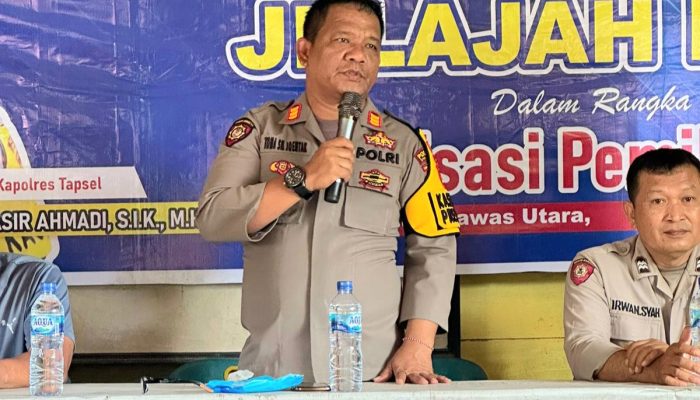 Kasat Samapta Polres Tapsel Ajak Masyarakat Sukseskan Pilkada
