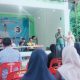Paslon Wali Kota dan Wakil Wali Kota Padangsidimpuan No.3, Hapendi Harahap dan Gempar Nauli Hamonangan Nasution, berdoa bersama saat menggelar rapat konsolidasi sekaligus pemantapan dengan Tim Pemenangan di Losung Batu