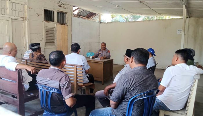Kapolsek Batang Angkola Undang 15 Lurah/Kades: Tegaskan Netralitas di Pilkada