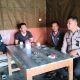 Bhabinkamtibmas Polsek SD Hole, Aipda Ricky Batubara, saat menyambangi Desa binaan di Desa Gorahut, Kecamatan Aek bilah, Kabupaten Tapanuli Selatan, dalam rangka Patroli dialogis guna mencegah gangguan Kamtibmas di wilayah hukumnya
