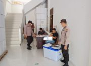 Pilkada Kian Dekat, Polres Tapsel Perketat Pengamanan di Gudang KPU Paluta