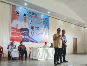 Ribuan Orang di Dua Kecamatan Siap Menangkan Hapendi-Gempar