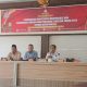 Ketua KPU Padangsidimpuan, Tagor Dumora Lubis, didampingi Komisoner KPU Padangsidimpuan Divisi Sosialisasi, Pendidikan Pemilih, dan Partisipasi Masyarakat serta Sumber Daya Manusia, Parlagutan Harahap, dan Komisioner KPU Padangsidimpuan dari Divisi Perencanaan, Data dan Informasi, Usman Riharmol Siskandra Siregar, menjawab pertanyaan salah satu insan pers di sela sosialisasi peningkatan partisipasi masyarakat dan pendidikan pemilih pada Pilkada serentak 2024