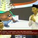 Calon Wakil Wali Kota No.3, Gempar Nauli Hamonangan Nasution, bersama calon Wali Kota, Hapendi Harahap, menjawab pertanyaan saat sesi tanya jawab antar calon Wakil Wali Kota Padangsidimpuan saat debat publik pertama