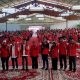 PDI Perjuangan kerahkan ribuan massa untuk menangkan Paslon Wali Kota dan Wakil Wali Kota Padangsidimpuan No.3, Hapendi-Gempar, di Pilkada 27 November mendatang