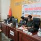Kasat Reskrim Polres Padangsidimpuan, AKP Desman Manalu, bersama Tim Penyidik Sentra Gakkumdu dari Kepolisian dan Kejaksaan menghadiri undangan dari Bawaslu terkait laporan dugaan pelanggaran tahapan Pilkada