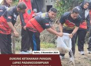 Dukung Program Prioritas Presiden RI, Kalapas Kelas IIB Padangsidimpuan Tabur 4.000 Benih Ikan