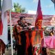 Ketua MPC PP Tapsel, Rocky Anugrah Parlindungan Gultom, saat memberikan sambutannya di sela agenda silaturahmi antar kader dan pengurus organisasi