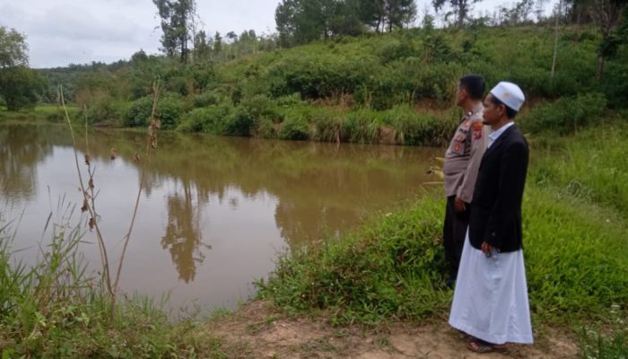 Dukung Asta Cita Presiden, Polsek Sipirok Tinjau Kolam Milik Pesantren