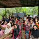 Beginilah antusiasme dan kemeriahan ratusan warga Dusun II Padang Silayu, Desa Manunggang Jae, yang ingin ketemu dan mendukung calon Wali Kota Padangsidimpuan No.03, Dr Hapendi Harahap