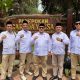 Ketua DPC Partai Gerindra Tapsel, Abdul Basith Dalimunthe, dan Sekretaris, Nauli Harahap, berfoto bersama Pengurus