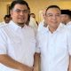 Wakil Ketua DPC Partai Gerindra Tapsel, Rocky AP Gultom (kiri), berfoto bersama Ketua DPP Partai Gerindra, Sufmi Dasco Ahmad (kanan)