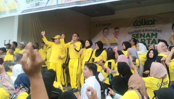 BAGUS1 Ikut Semarakkan HUT Golkar ke-60 di Tapsel