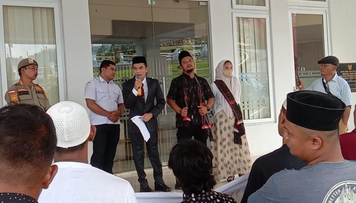 Ratusan NNB Tapsel Dukung Pemerintah Jalankan Pilkada dengan Damai
