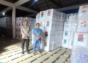 Jelang Pilkada, Polres Tapsel Kawal Ketat Gudang Logistik KPU