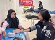 Polres Padangsidimpuan Donorkan 25 Kantong Darah di HUT Humas Polri