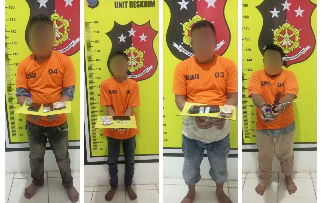 Kapolsek Padang Bolak, AKP Muallim Harahap, dan jajaran, sukses mengungkap peredaran narkoba paket lengkap mulai pemakai, pengecer, hingga pengedar sabu