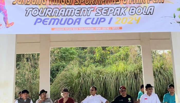 Turnamen Sepak Bola Pemuda Cup I 2024 Dibuka Kadis Pariwisata Tapsel