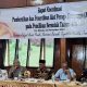 Kabag Ops Polres Tapsel, Kompol Abdi Abdillah, saat memberi pemaparan di sela rapat koordinasi terkait pembersihan dan penertiban APK Pilkada serentak 2024