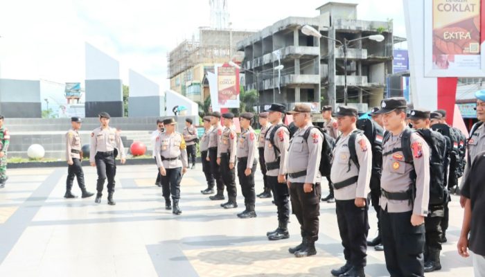 Polres Padangsidimpuan Kerahkan 112 Personel Pam TPS Pilkada