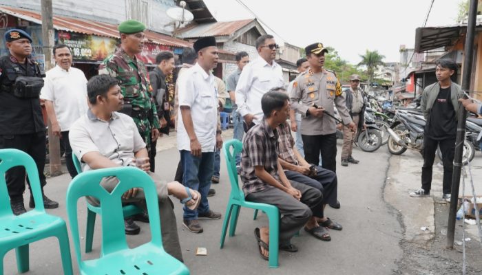 Monitor Pengamanan Pilkada, Kapolres Tapsel Cek Sejumlah TPS