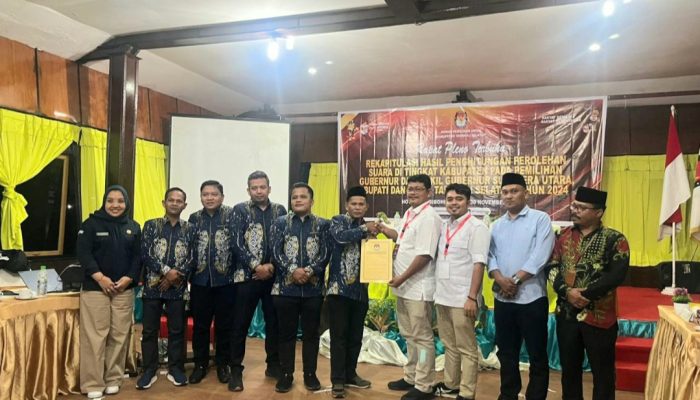Penghitungan Suara KPU BAGUS1 Raih Suara Terbanyak, Basith: Kemenangan Rakyat Tapsel